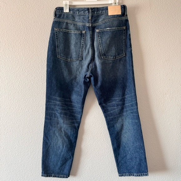 EVERLANE Cheeky Distressed Crop Straight leg jean - Picture 3 of 3